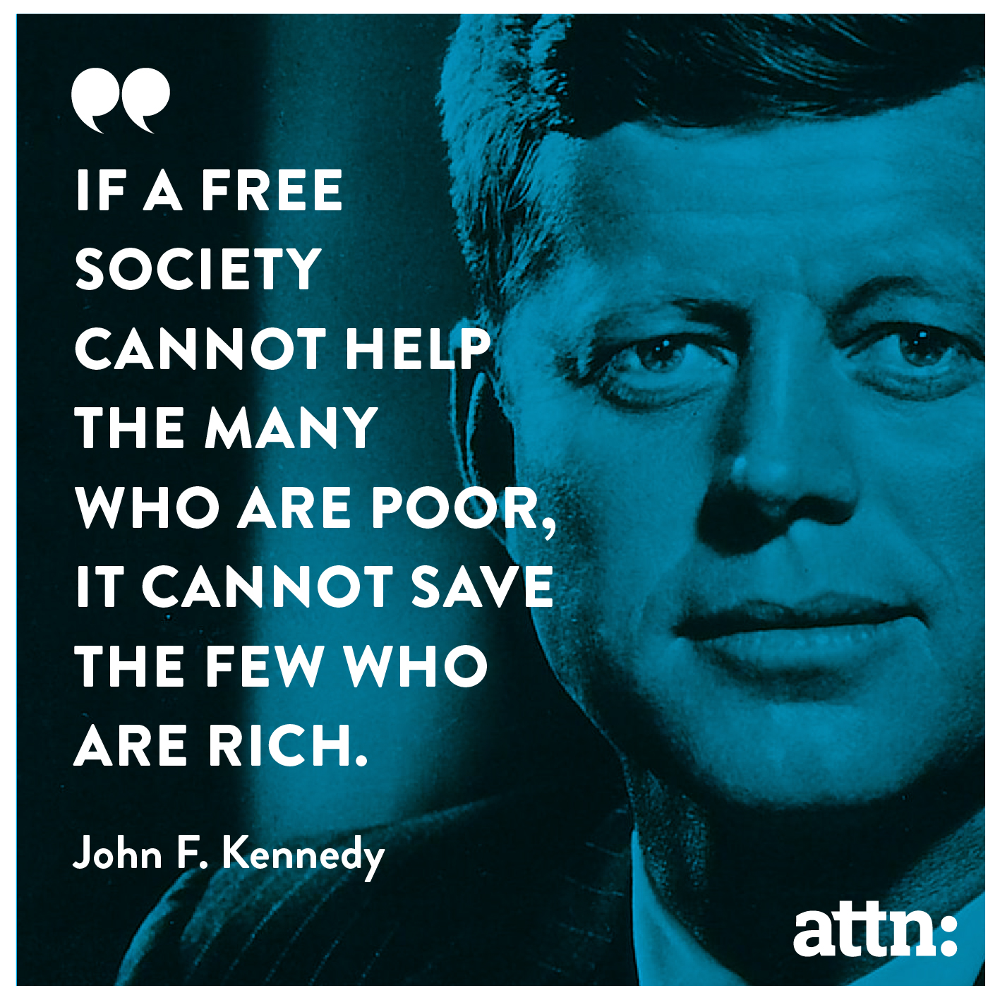 John F. Kennedy on income inequality