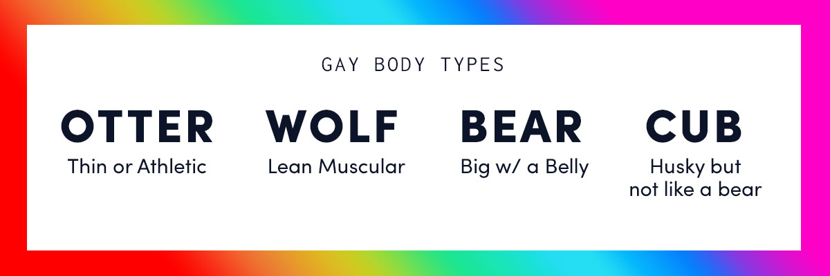types of gay men bear otter