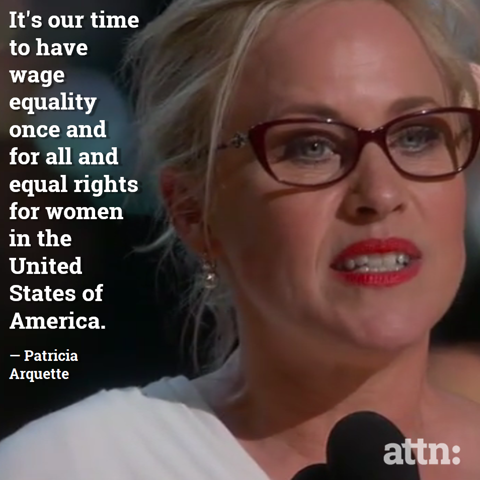Patricia Arquette Oscars Speech About Wage Equality