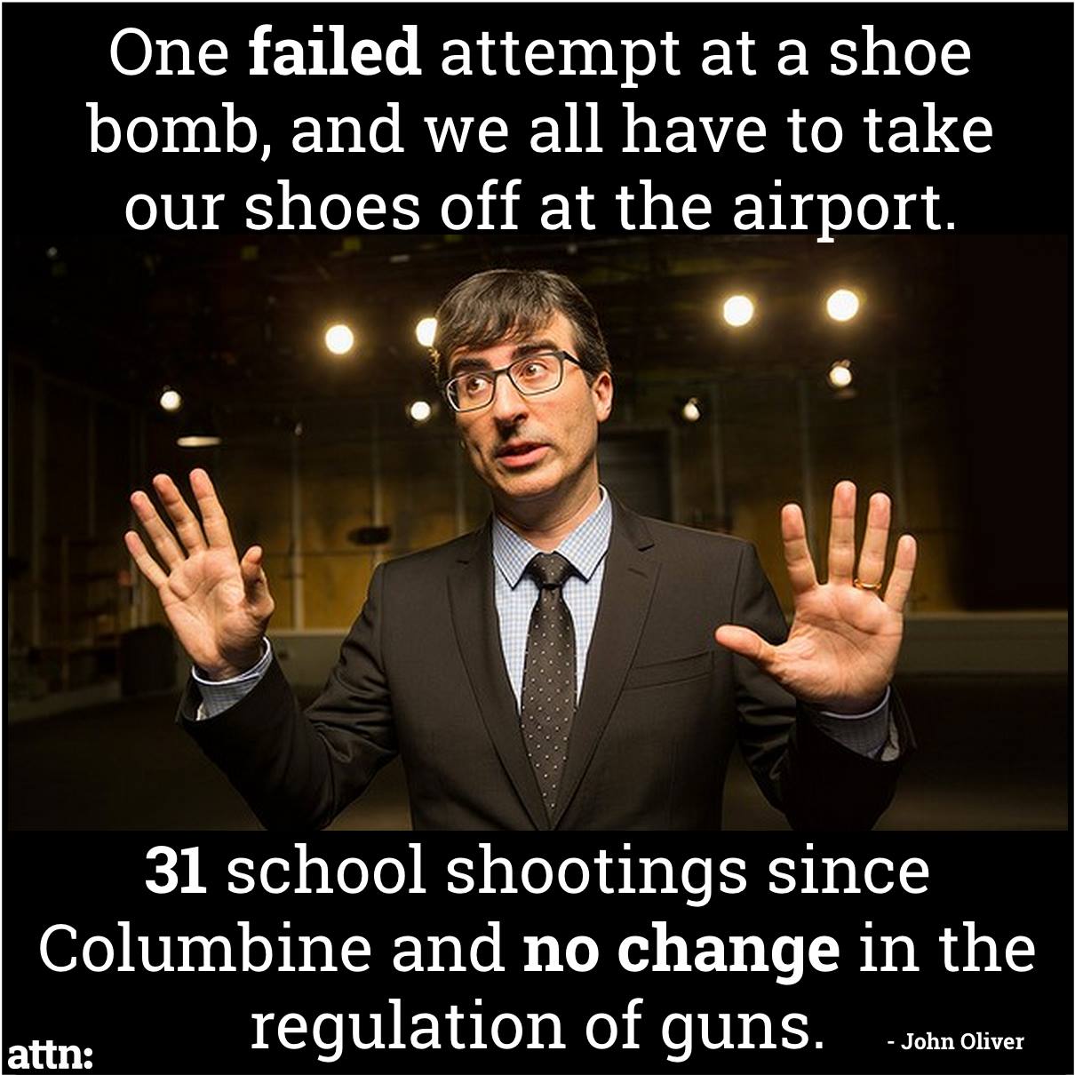 This John Oliver Meme on Gun Control Says It All