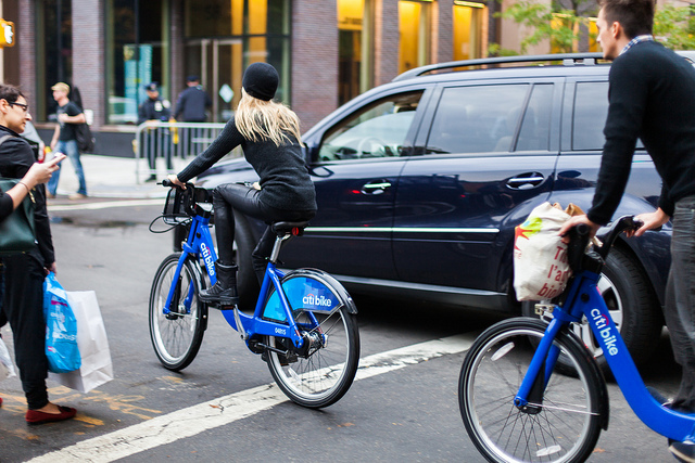 Biking in New York