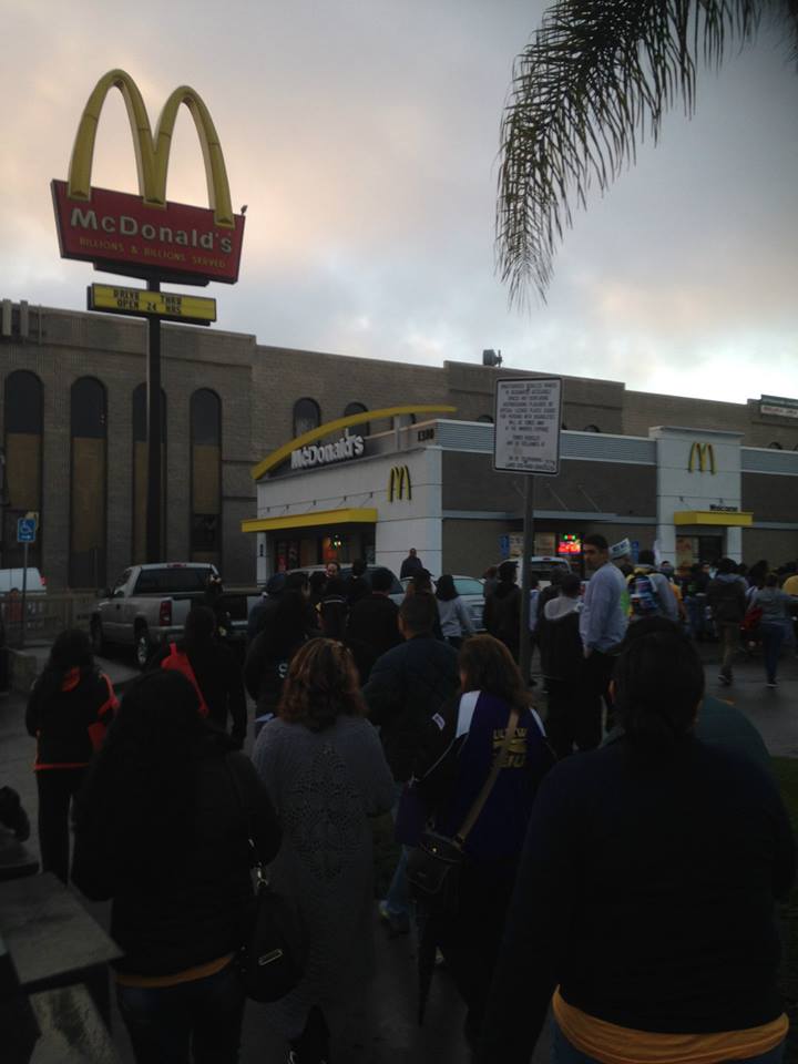 McDonald's Strike - Los Angeles, 12/4/14