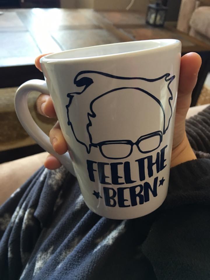 Bernie Sanders coffee mug