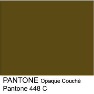 Pantone color of the year, an ugly mix of green and brown. 