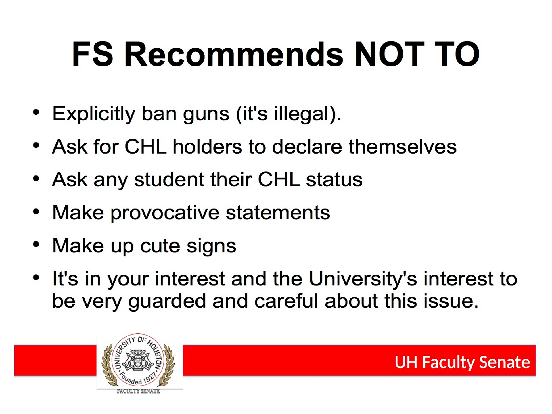 UH faculty slide