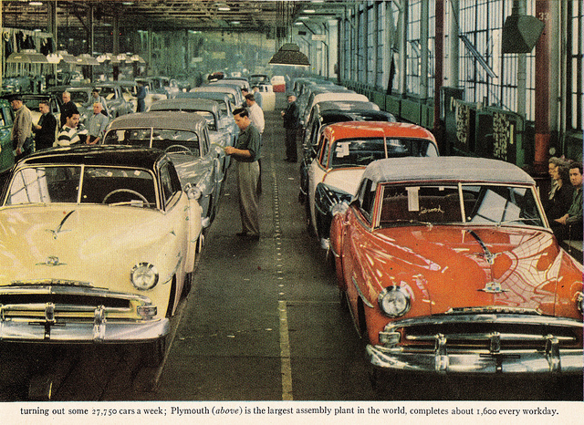 Auto factory 1951