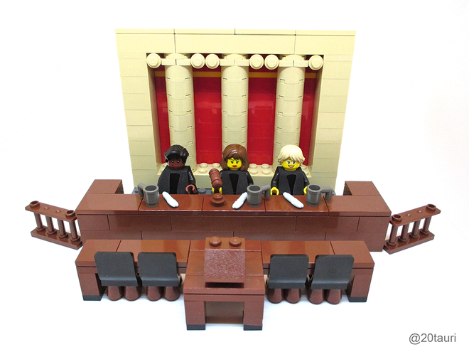 Maia Weinstock's Legal Justice Team Lego set