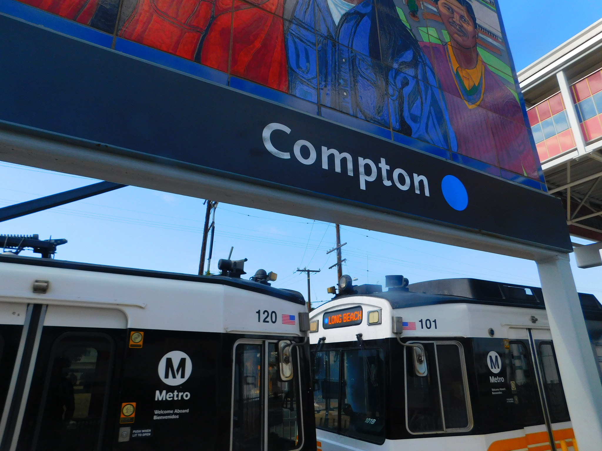 Compton Station provides limited transit access for citizens