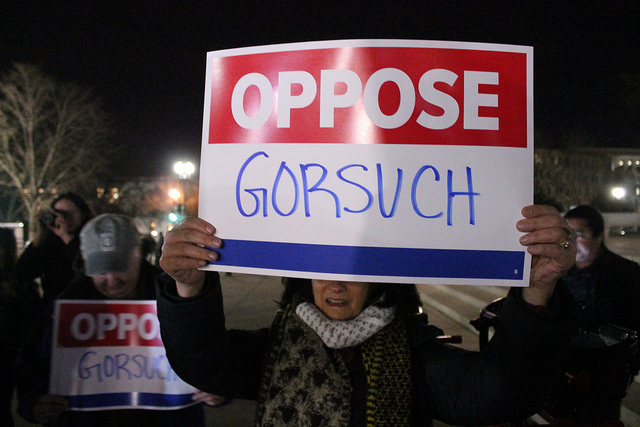 Oppose Gorsuch Sign