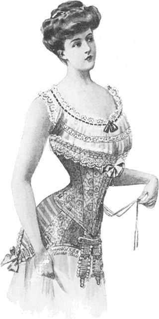 1900s corset