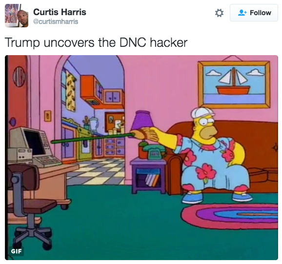 Homer Simpson 400 pound hacker meme