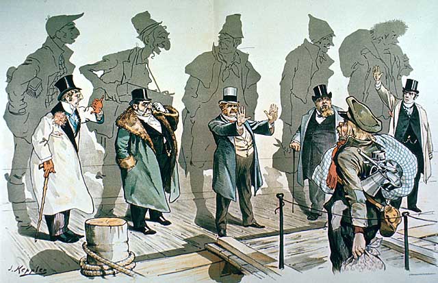 Anti-Immigrant Cartoon Anti-Immigrant Cartoon