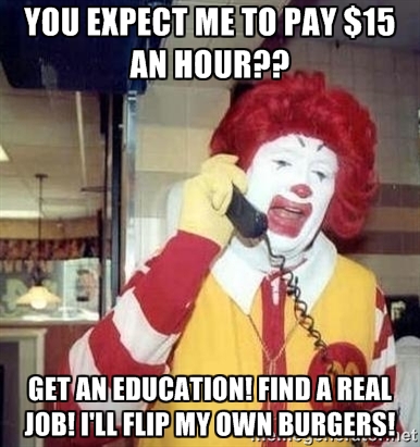 Anti-minimum wage meme