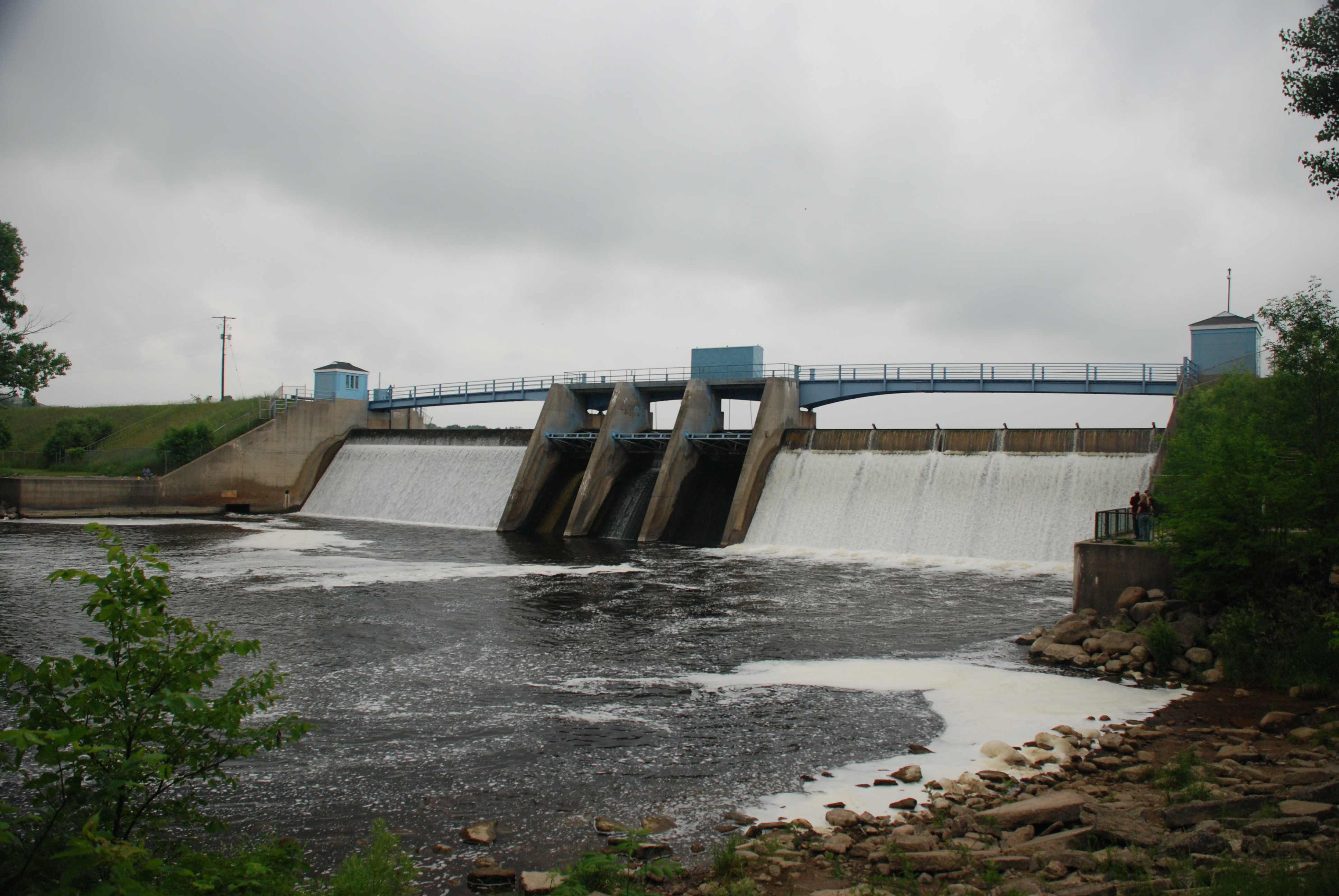 Dam above Flint River