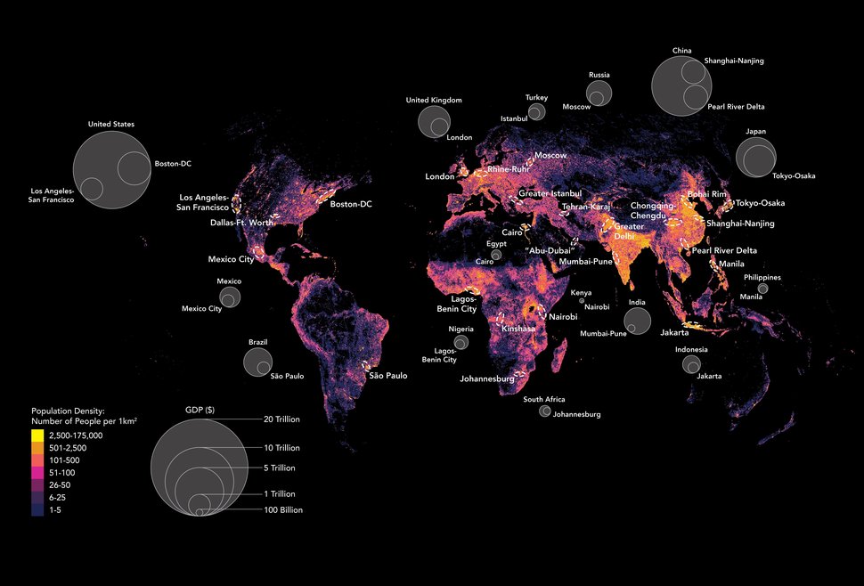 Map Shows World Megacities In 2050 Attn Map Shows World Megacities In 2050 Attn