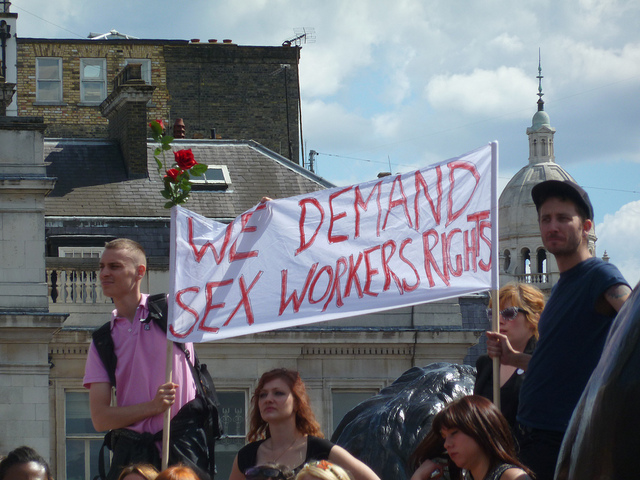 Protest for Sex Worker's Rights Slut Walk London 2011