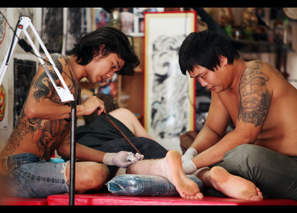 tapping tattoo