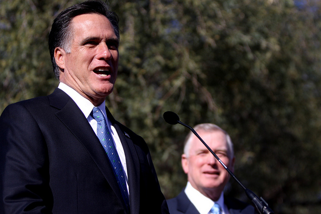 Mitt Romney and Dan Quayle