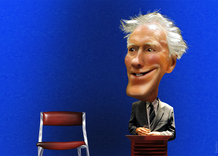 clint eastwood empty chair