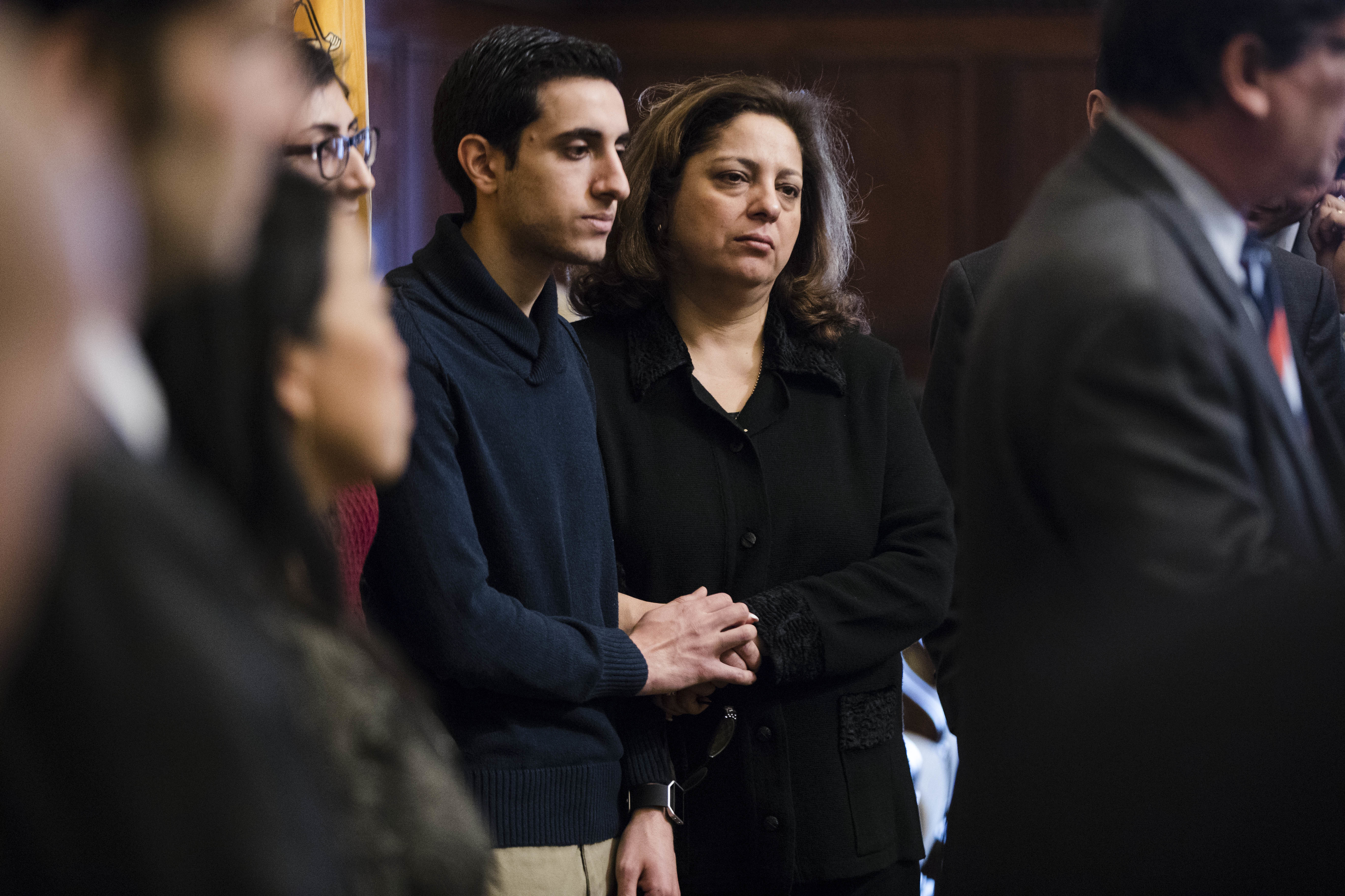 The Assali family in a Philadelphia court. 