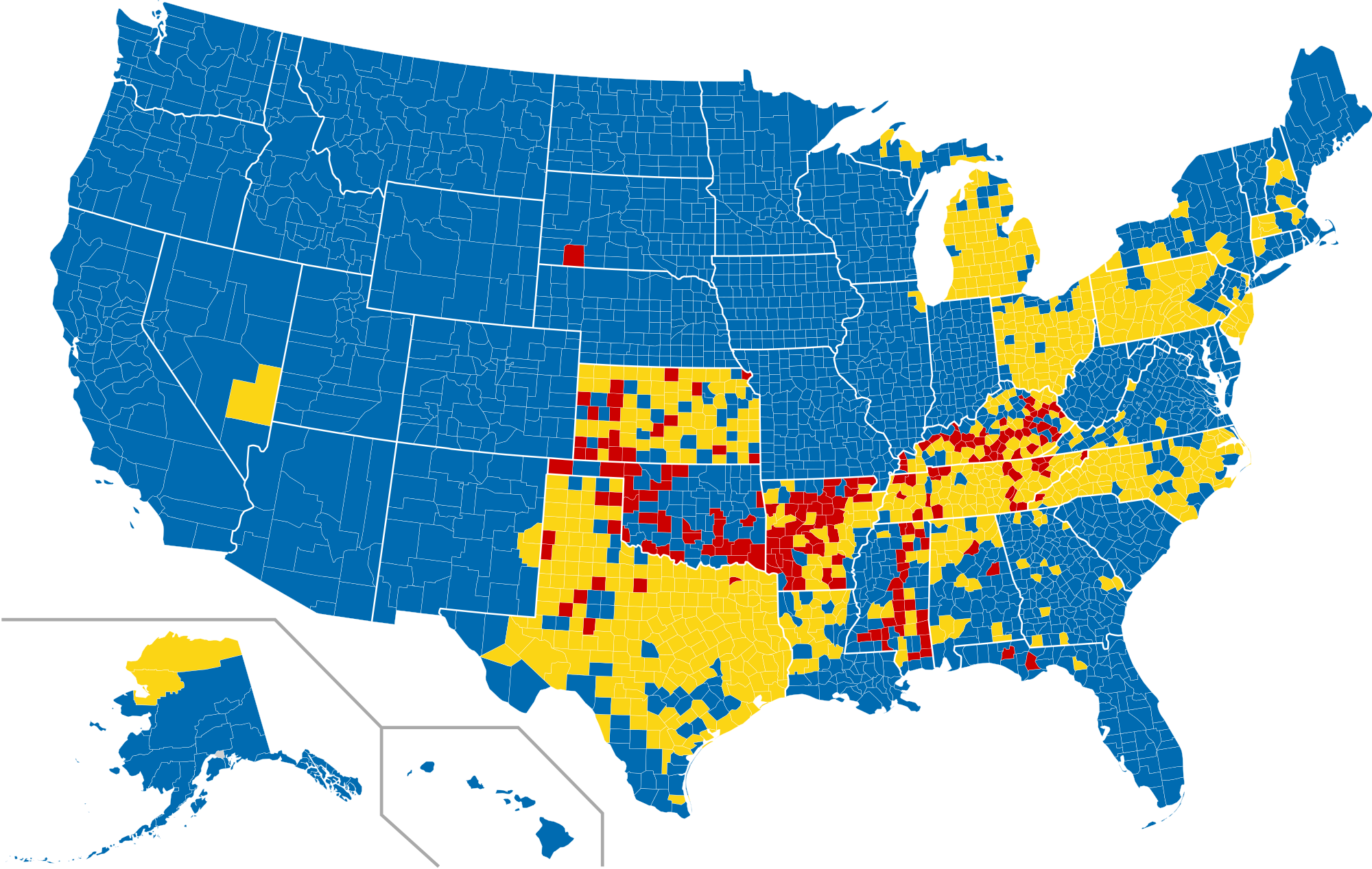 Dry counties