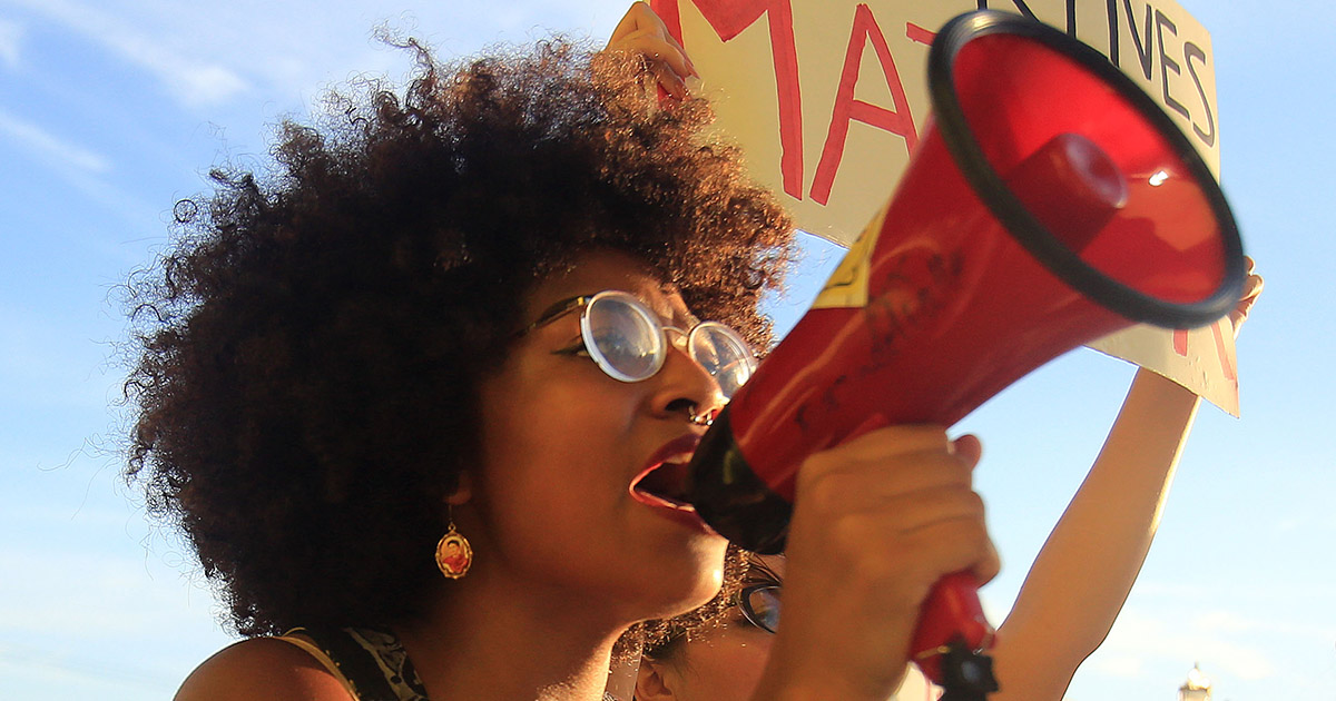 black-woman-and-megaphone