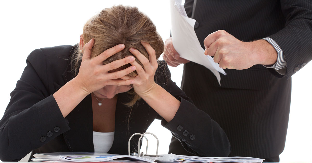 Boss Yelling at Employee