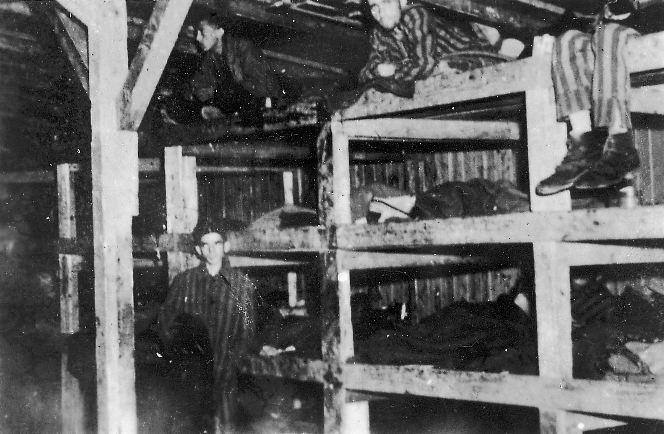 The liberation of the Nazi camp of Buchenwald on April 16, 1945