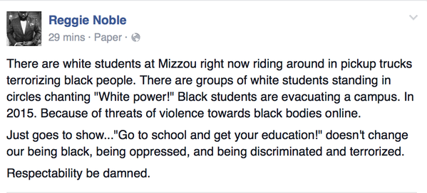 Mizzou threats social media