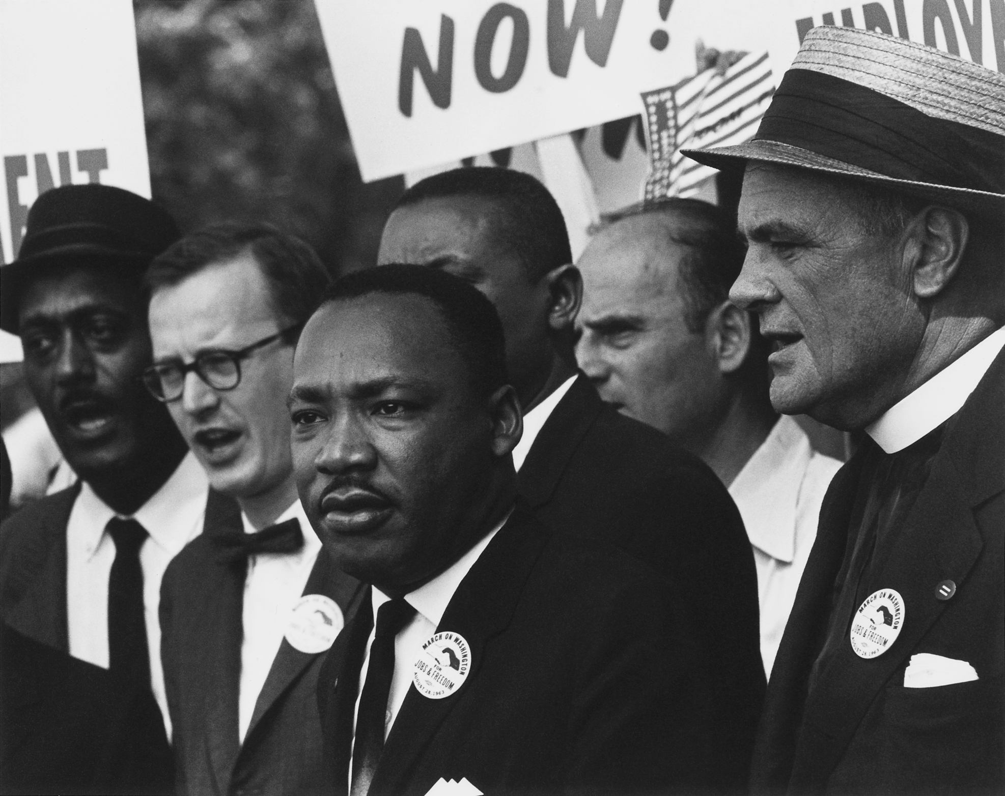 Martin Luther King Jr. at a civil rights march in Washington, D.C. in 1963. 