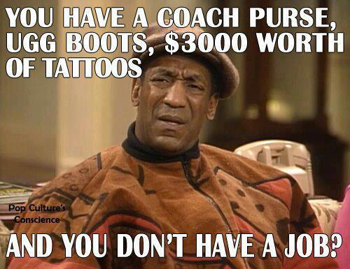 Cosby Meme Talking Down On Welfare