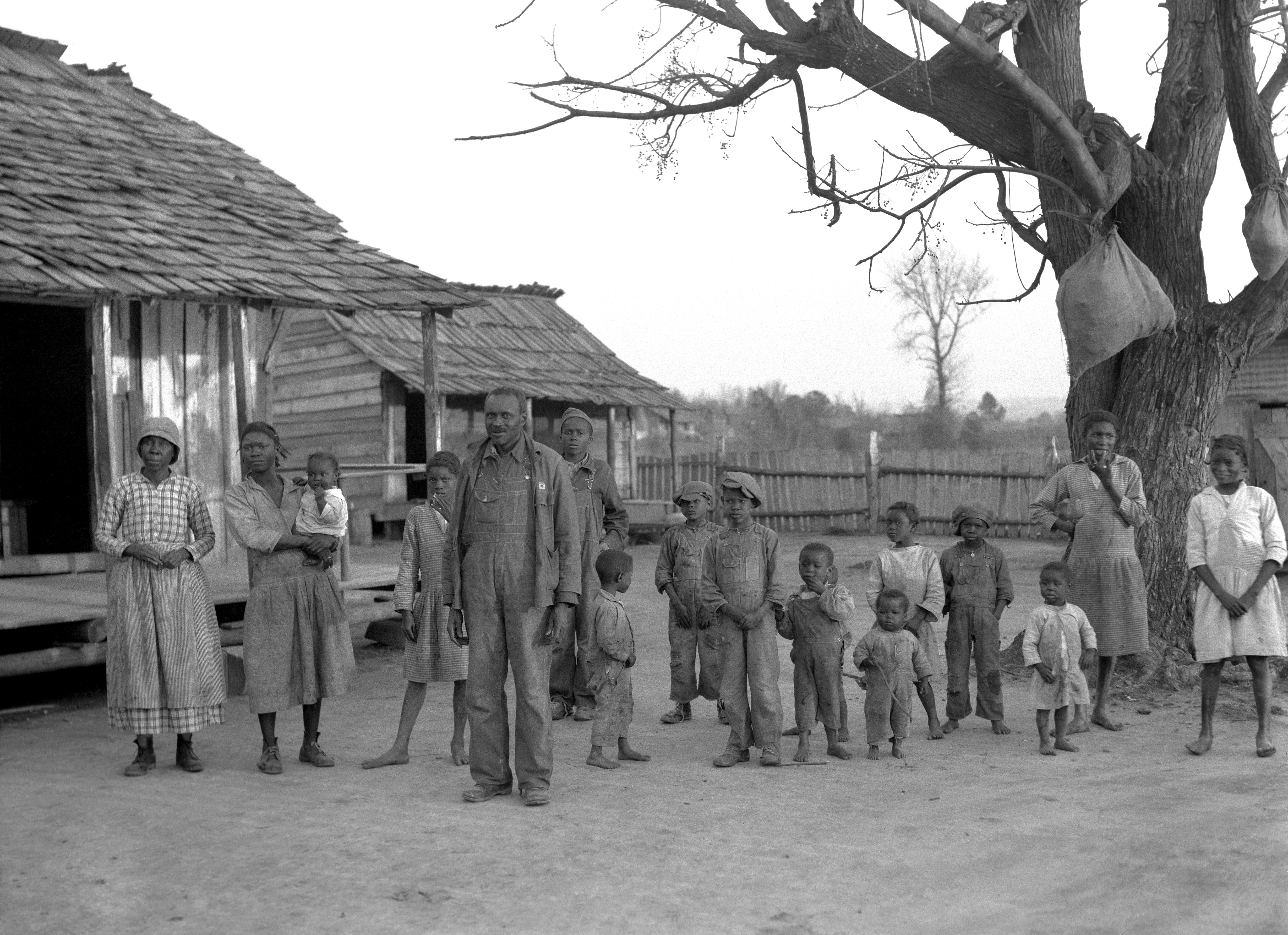 "Descendants of former slaves of the Pettway plantation, Alabama, USA."