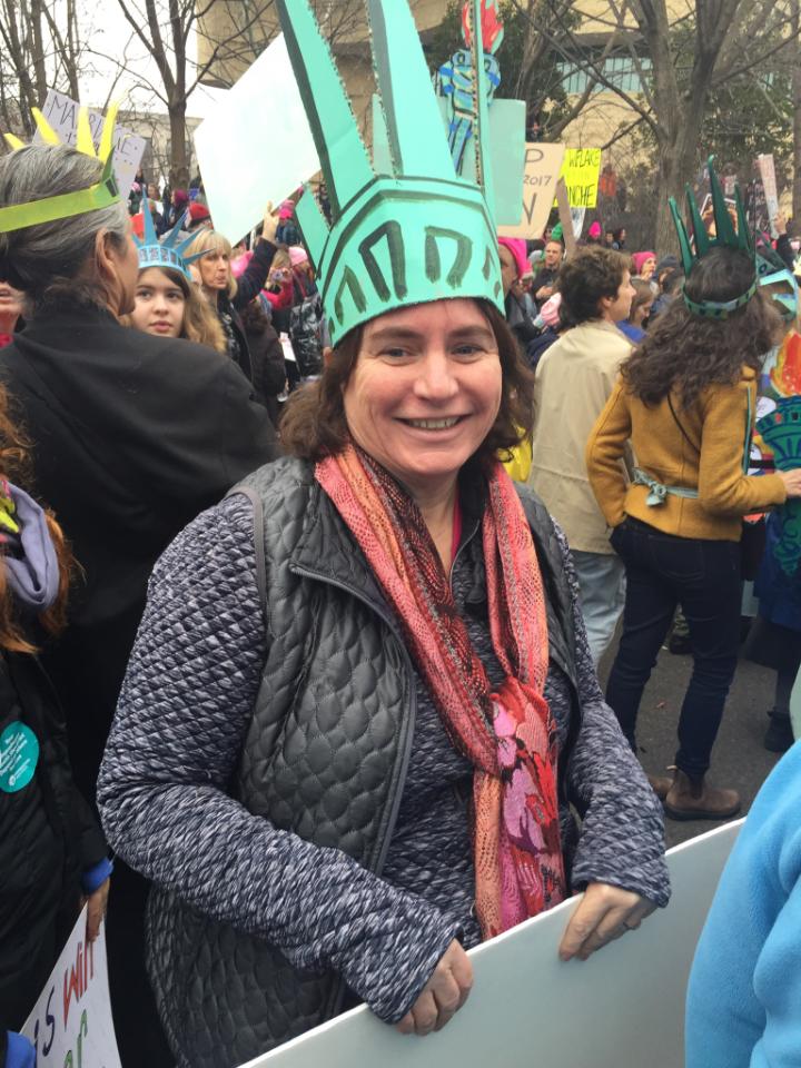 Swing Voter marches for first time at Women's March on Washington