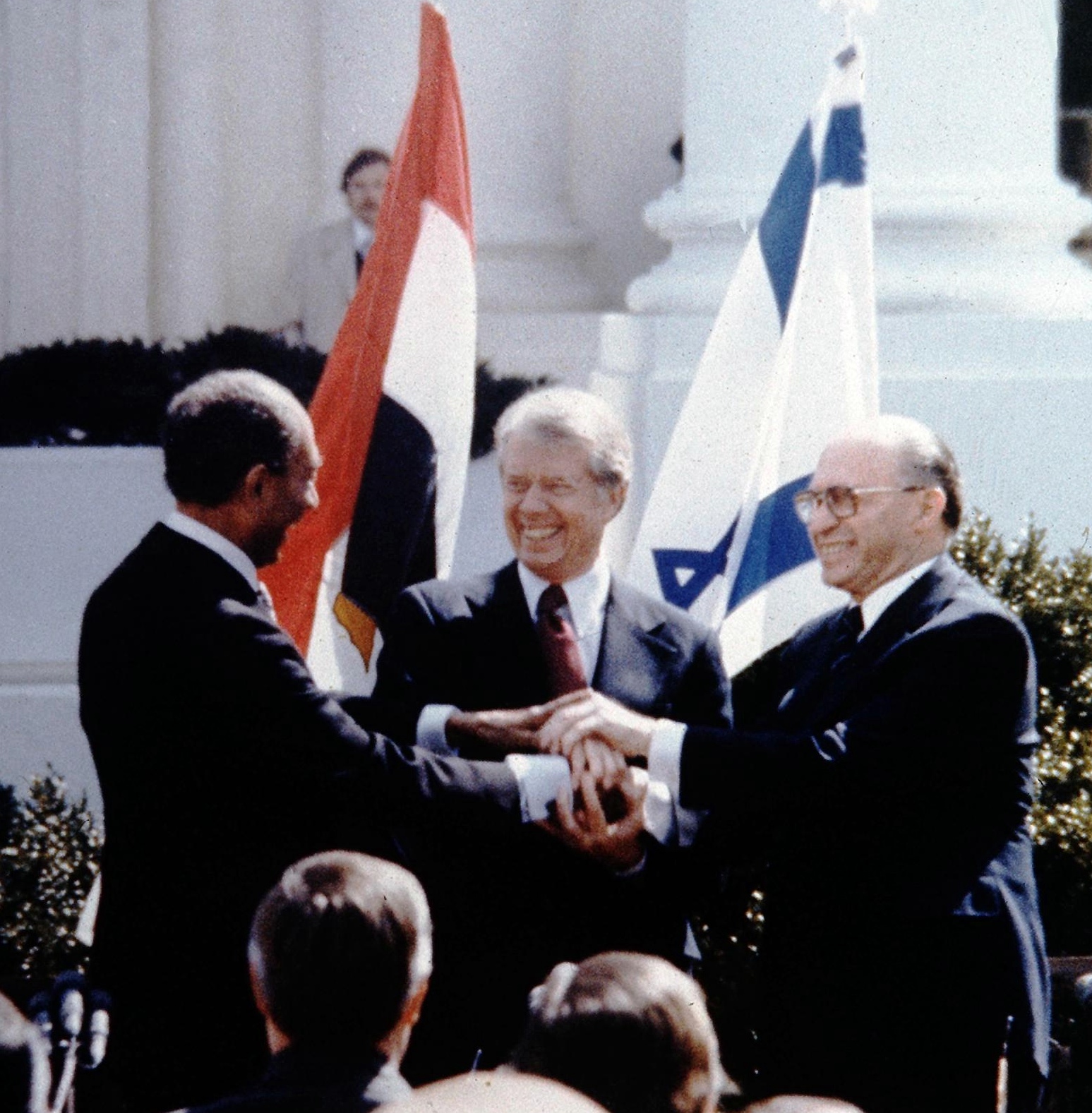 Camp David Accords Handshake