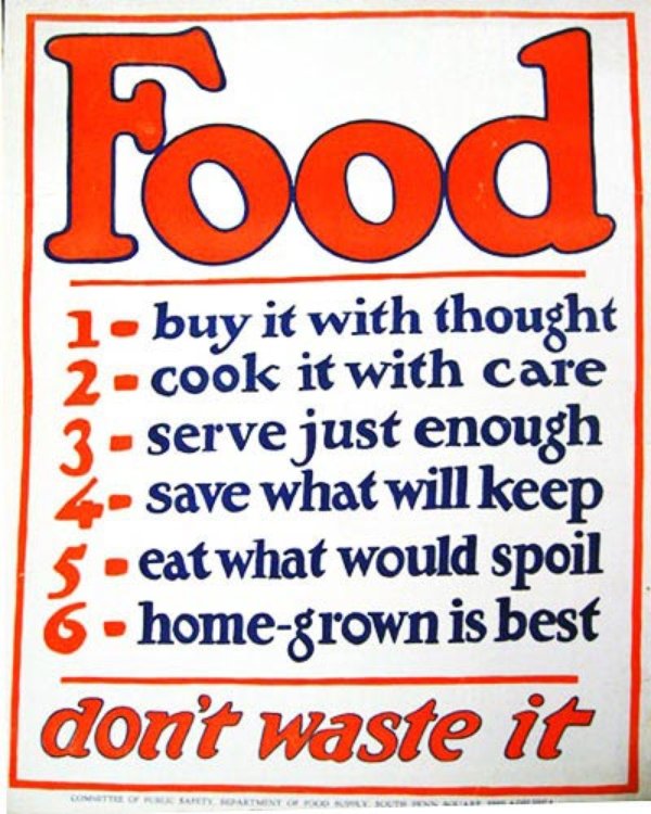 Food Rationing Poster