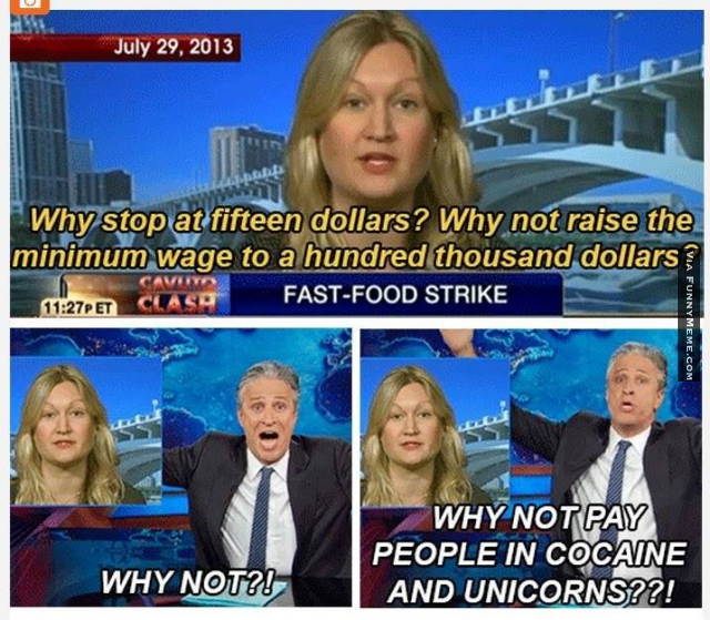 Jon Stewart on the minimum wage