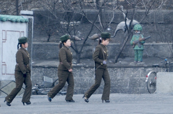 Korean Soldiers in High Heels