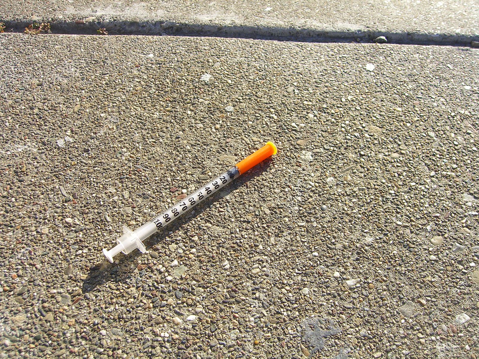 heroin needle