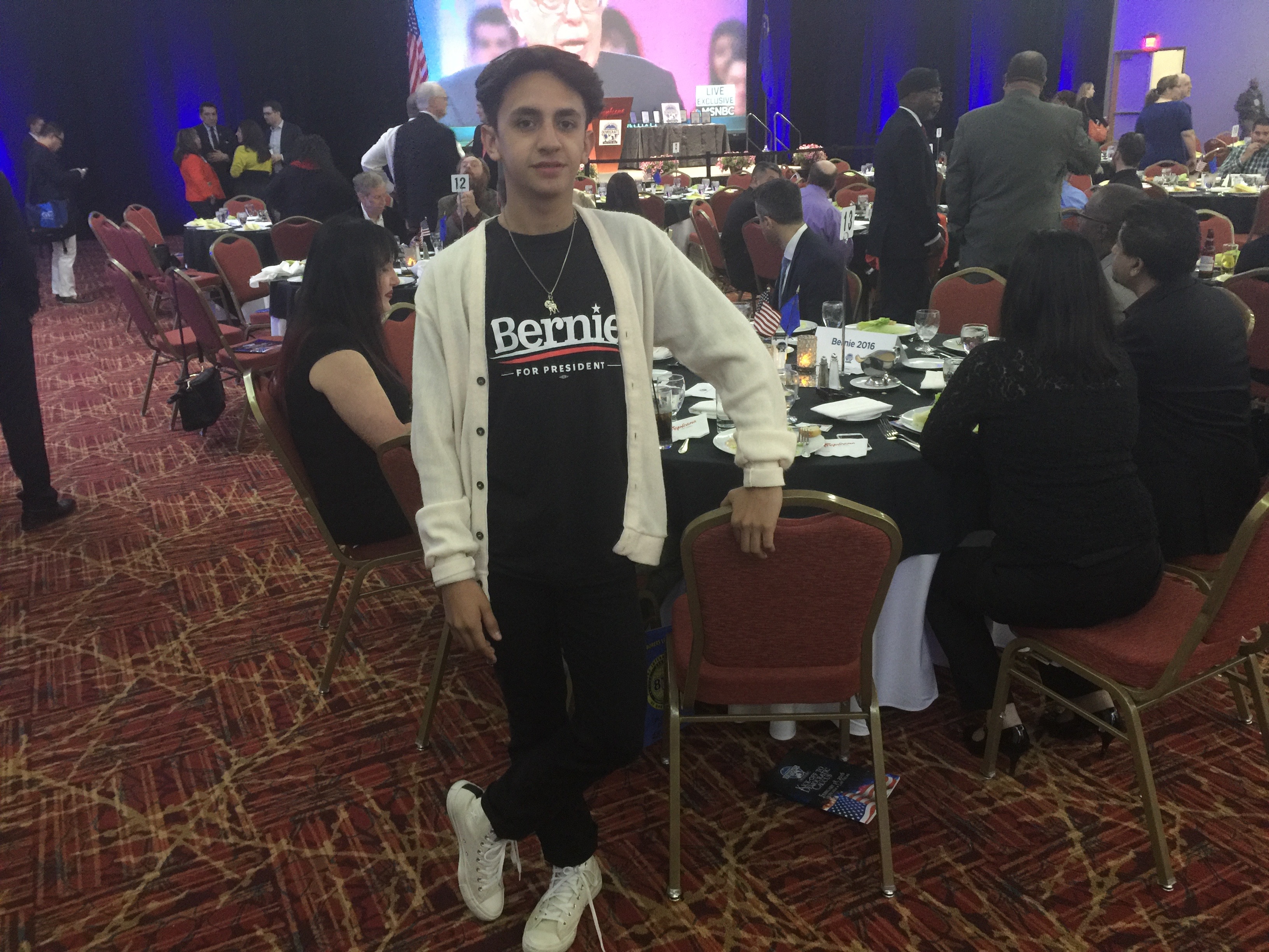 Pedro Duran, a DREAMer campaigning for Bernie Sanders in Nevada