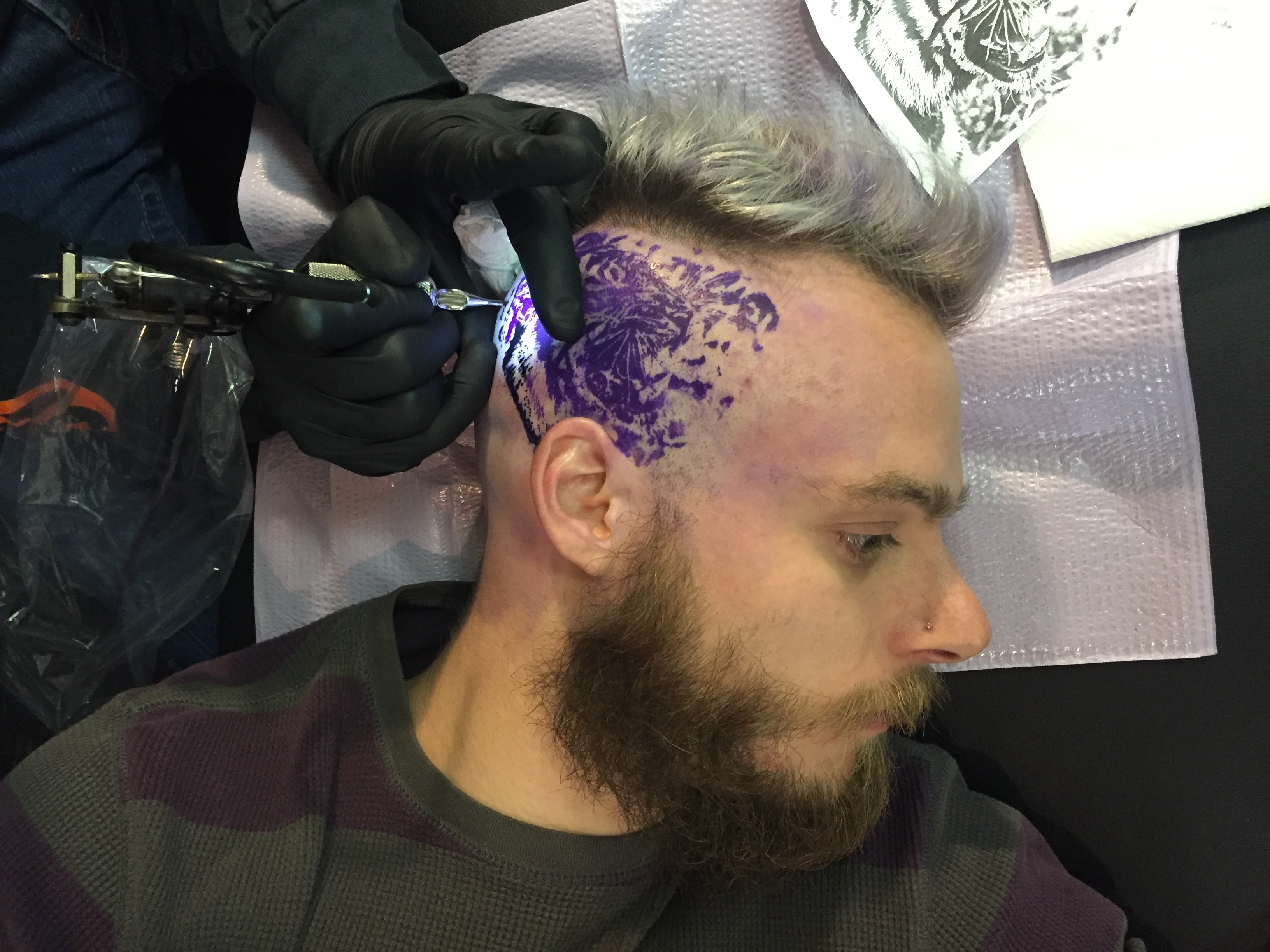 Dean tattooing Herman