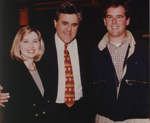 Teresa Barnwell and Jay Leno