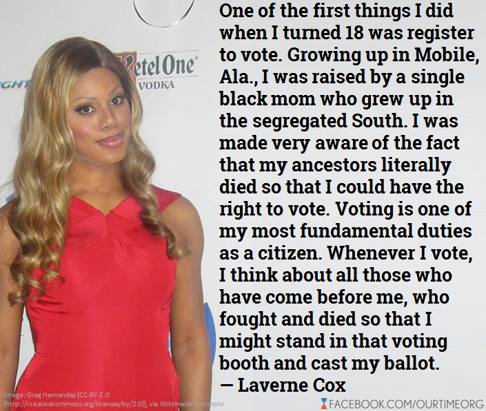 Laverne Cox on Why You Should Vote