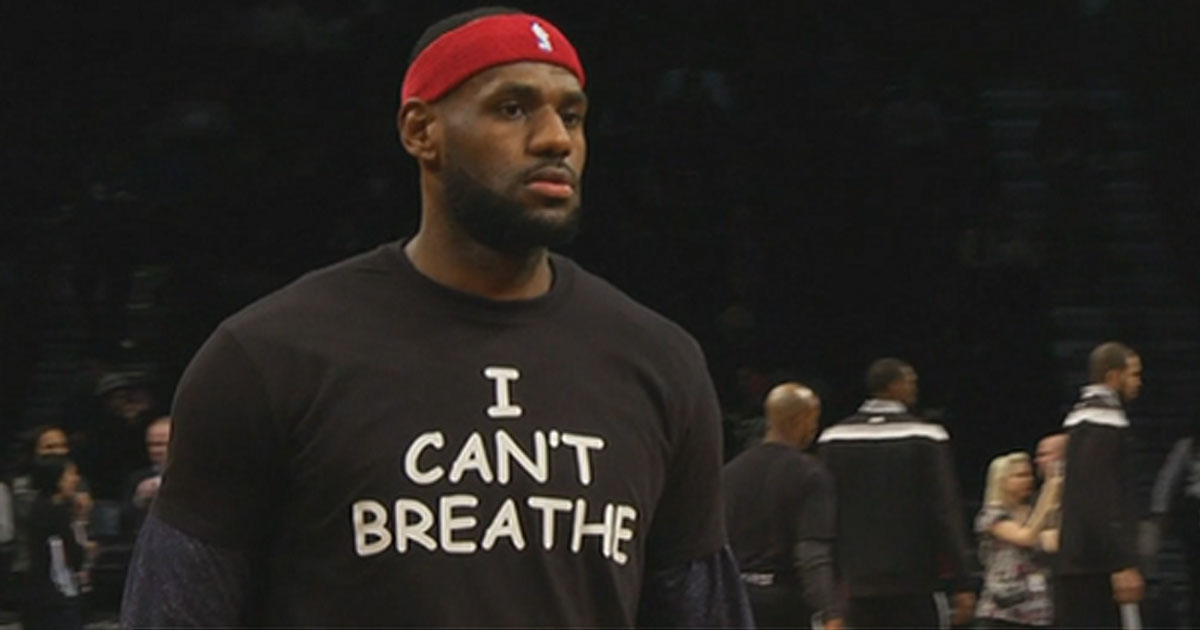 Lebron James I Can't Breathe T-Shirt