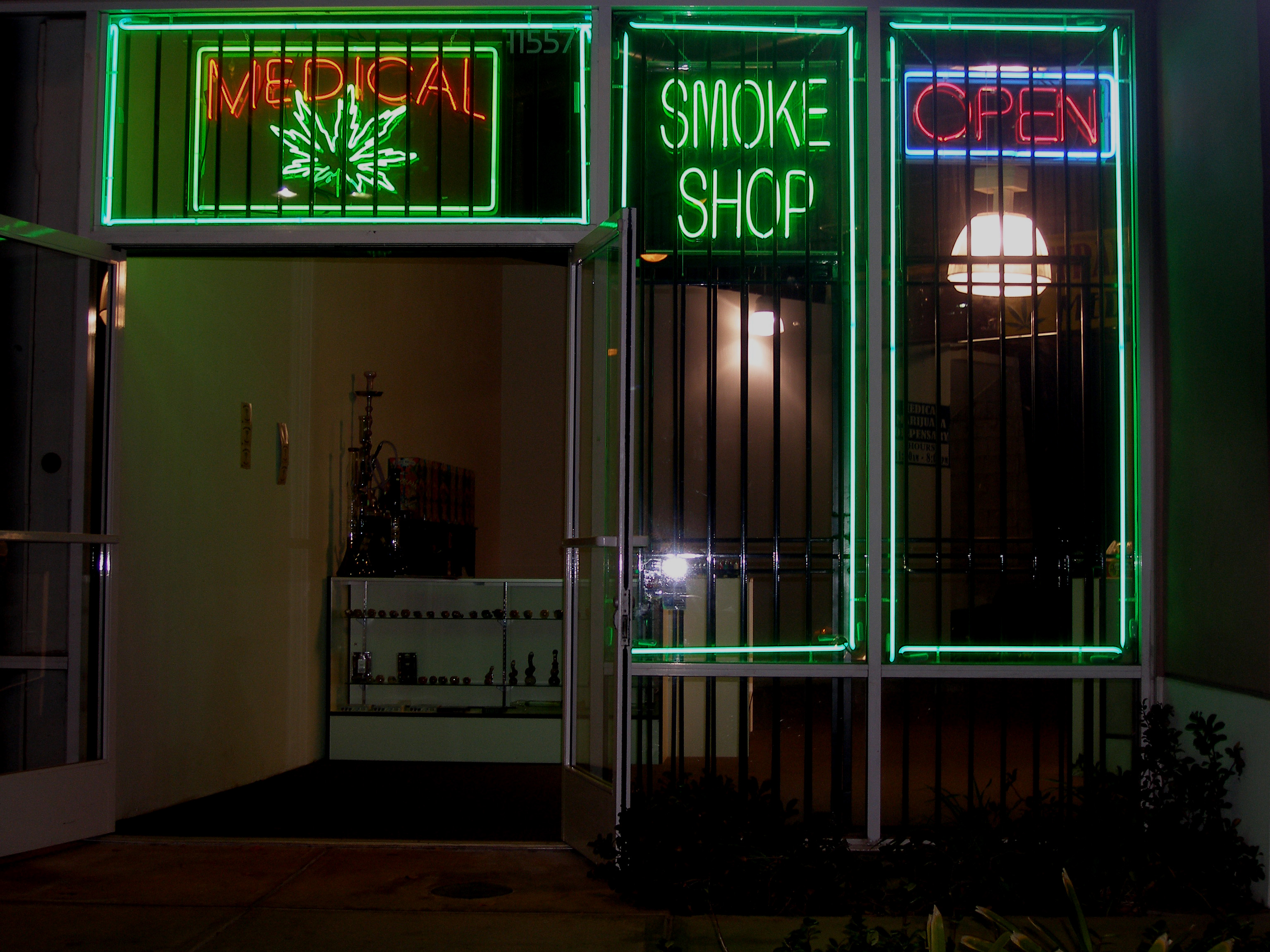 Image of marijuana shop in San Fernando Valley, California