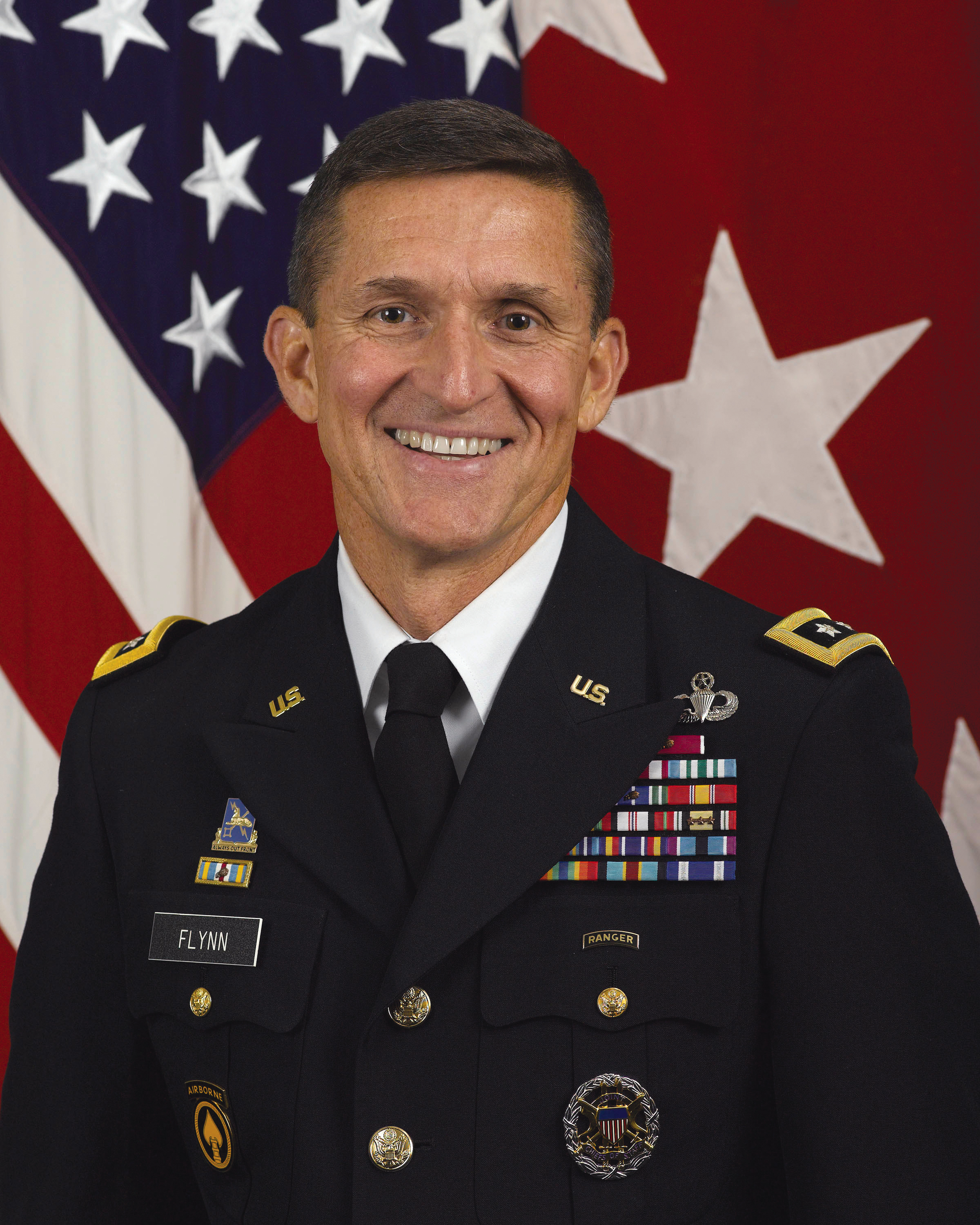 "Official DIA portrait of Lt. Gen. Michael T. Flynn"