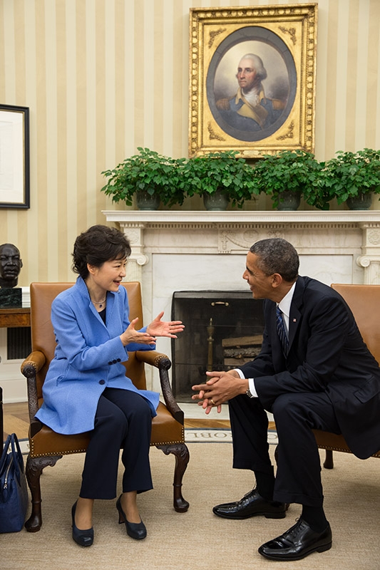 President Park Geun-hye and Obama