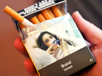 plain cigarette pack