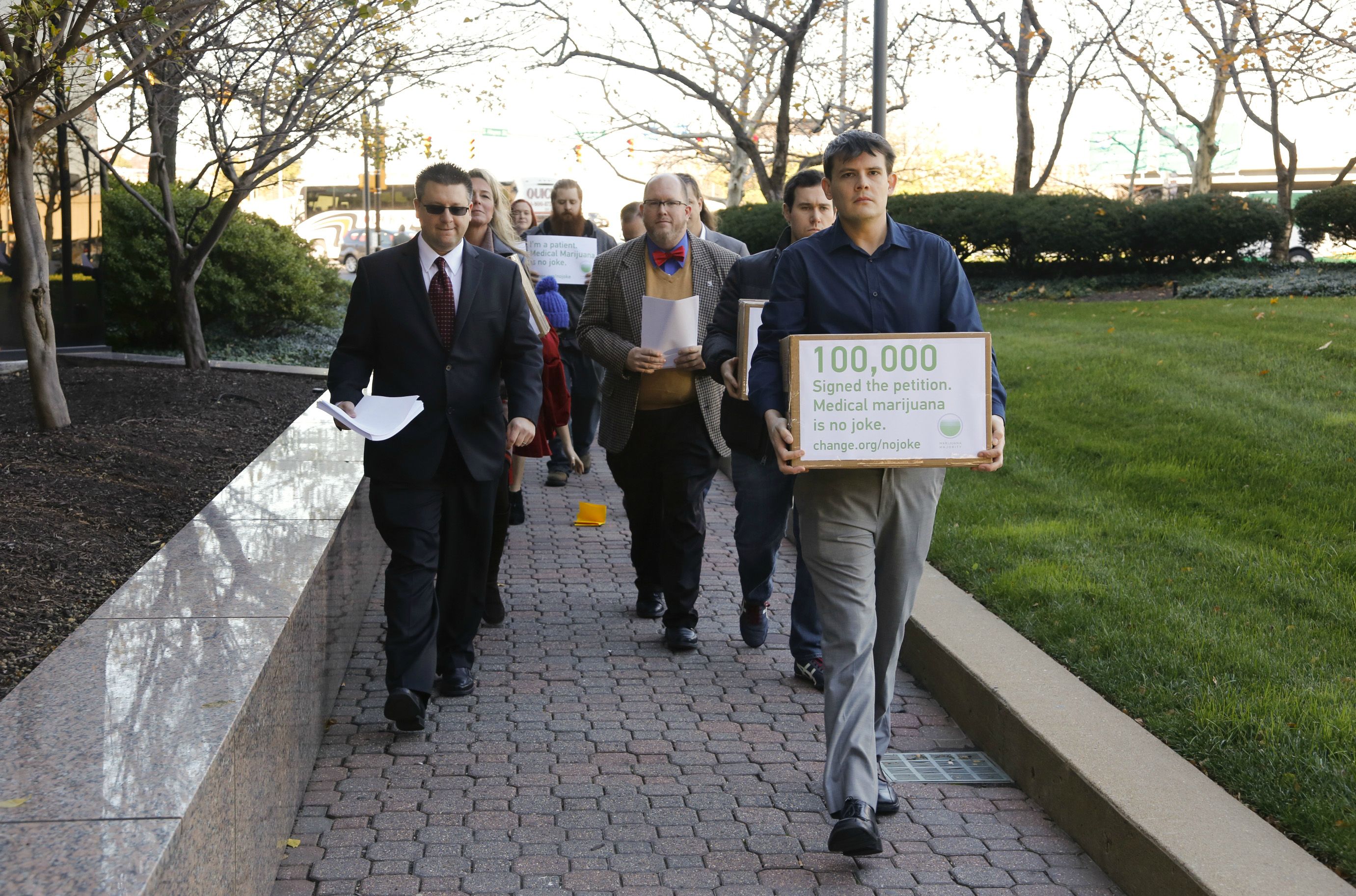 Advocates deliver petition to DEA 