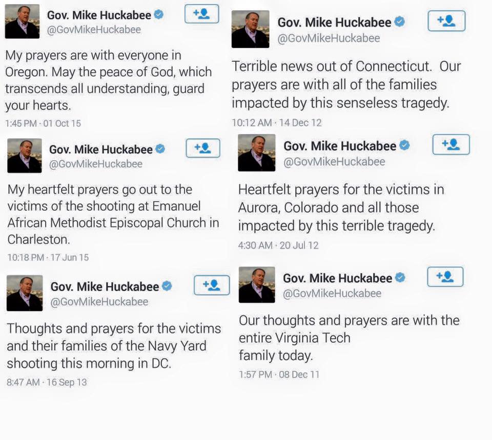 Huckabee tweets