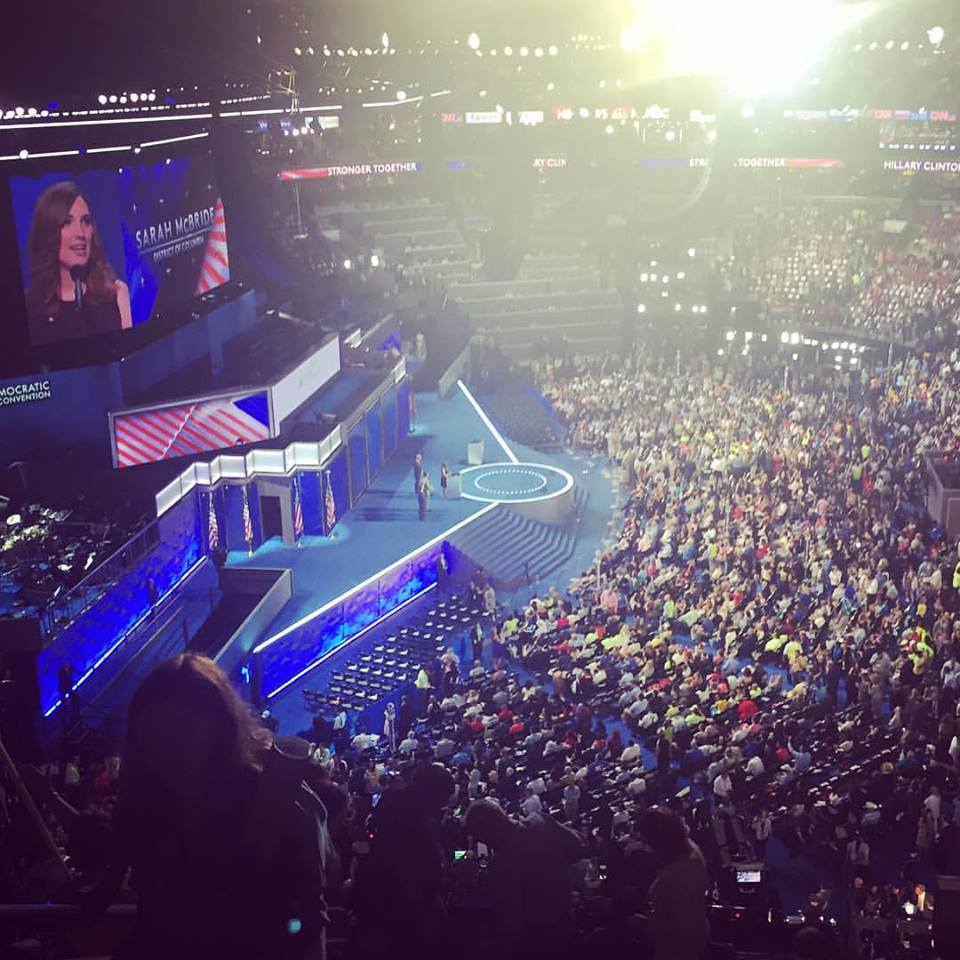 Sarah McBride speaks at DNC